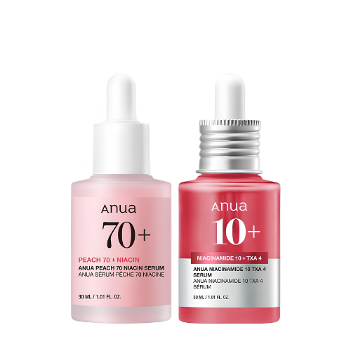 Anua Dúo Manchas (Niacinamida 10% + TXA 4% y Peach 70) 2x30ml